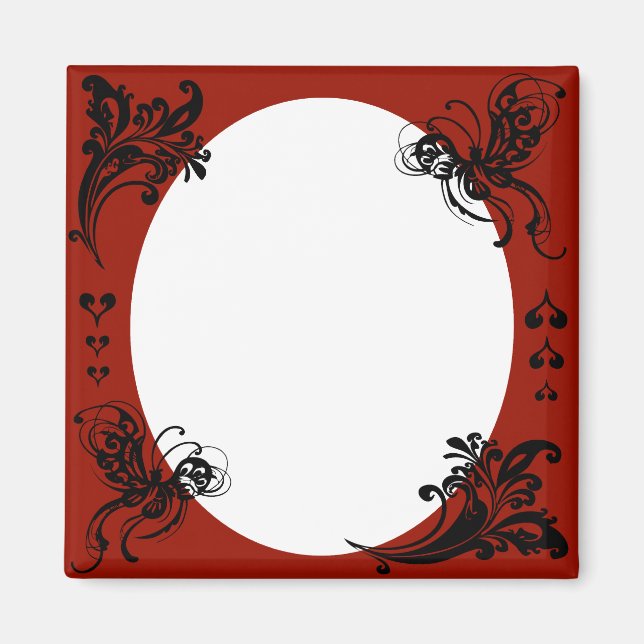 Personalised Valentine's Frame Magnet (Front)