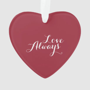 Personalised Valentine's Heart Ornament