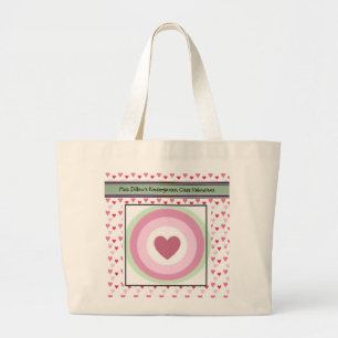 Personalised Valentines Tote Bag Template