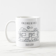 Personalised Van Life, Camper Van Couples Mug