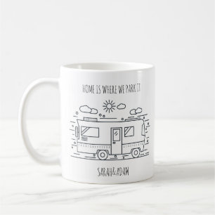 Personalised Van Life, Camper Van Couples Mug