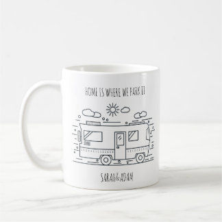 Personalised Van Life, Camper Van Couples Mug