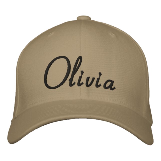 Personalised varsity baseball cap for men and kids (Front)