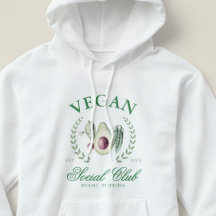 Personalised Vegan Social Club Custom Place & Year
