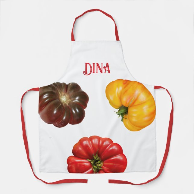 Personalised Veggie. Apron (Front)