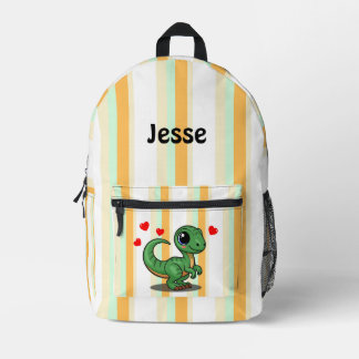 Personalised Velociraptor Dinosaur Backpack