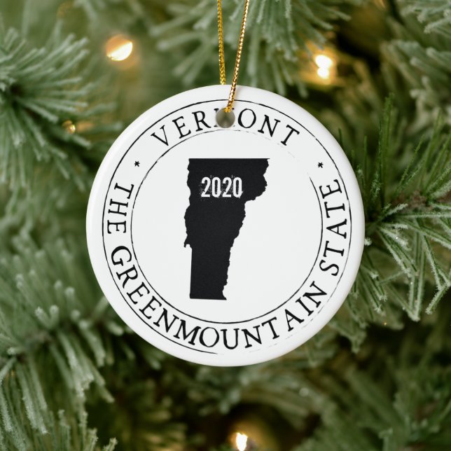 Personalised Vermont Ornament (Tree)