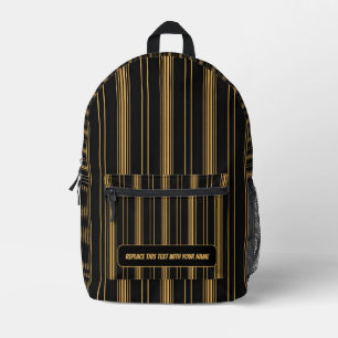 Personalised Vertical Stripe Backpack