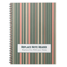 Personalised Vertical Stripe Teal Pink