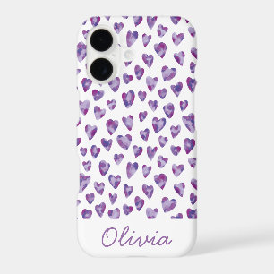 Personalised Very Peri Valentine Heart Case-Mate i