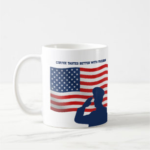 Personalised Veterans Day Mug Custom Name Military