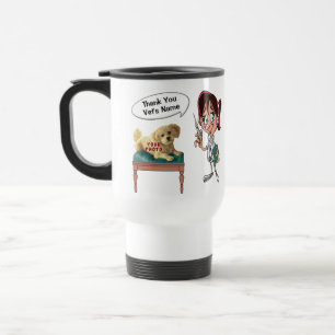 Personalised Veterinarian Gifts YOUR TEXT, PHOTO Travel Mug