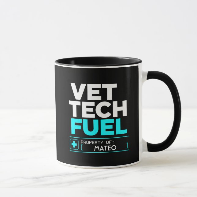 Personalised Veterinary Technician Coffee Mug (Right)