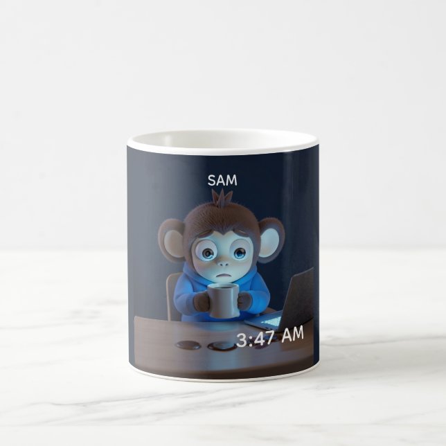 Personalised Vibe Coder Funny Programmer Gift Coffee Mug (Center)