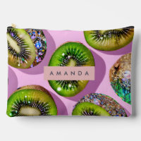 Personalised Vibrant Glitter Kiwi Pop Art Design