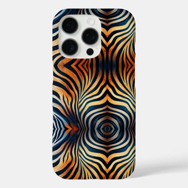 Personalised Vibrant Zebra Stripes: Colourful  Case-Mate iPhone Case (Back)