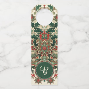 Personalised Victorian/Classic/Vintage Christmas Bottle Tag