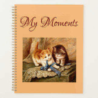 Personalised Victorian Style Planner Kittens