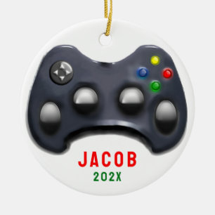 Personalised Video Gamer 2026 Collectable Ceramic Ornament