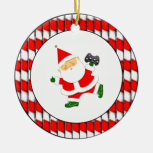 Personalised Video Gamer Ceramic Ornament