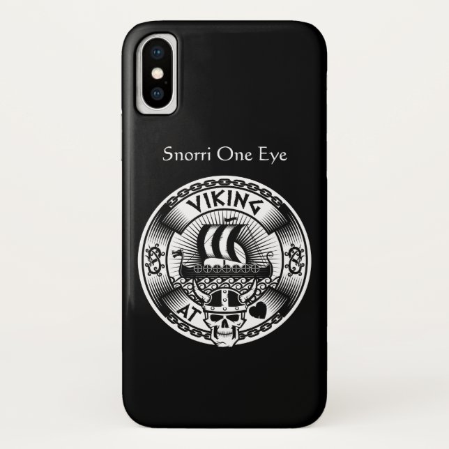 Personalised Viking at Heart Case-Mate iPhone Case (Back)