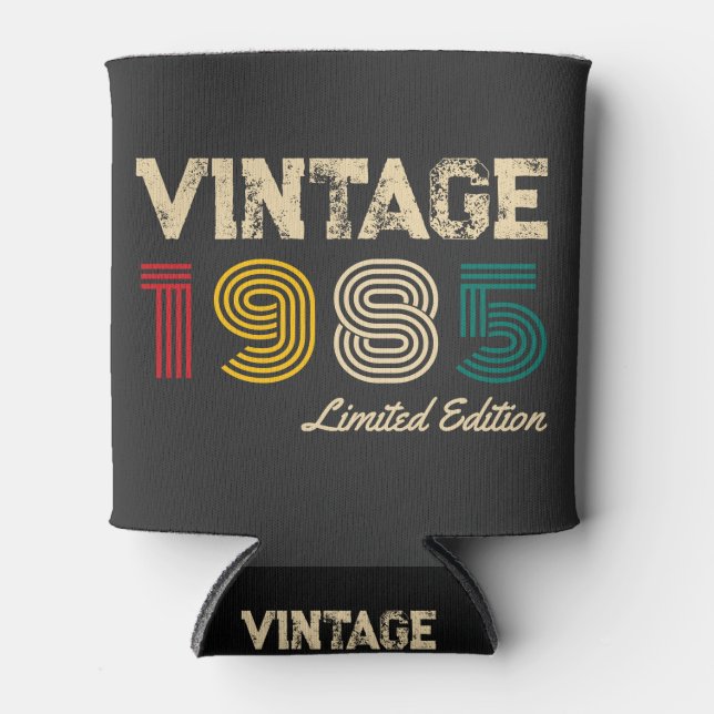 Personalised Vintage 1985 Limited Edition Cooler (Front)