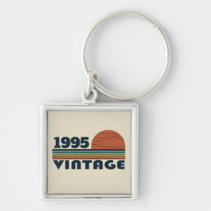 Personalised vintage 30th birthday gift key ring