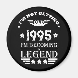 Personalised vintage 30th birthday gifts magnet