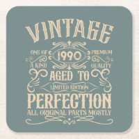 Personalised vintage 35th birthday party