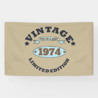 Personalised vintage 50th birthday party