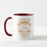 Personalised vintage 50th birthday whiskey themed mug<br><div class="desc">You can add some originality to your wardrobe collection with this vintage classic birthday graphic design with awesome typography font lettering, is a great gift idea for men, women, husbands, wife girlfriends, and a boyfriend who will love this one-of-a-kind artwork. The best amazing and funny holiday present for your happy...</div>
