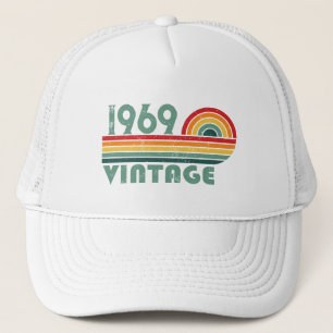 Personalised vintage 55th birthday party trucker hat