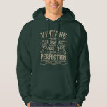 Personalised vintage 60th birthday whiskey themed hoodie<br><div class="desc">You can add some originality to your wardrobe collection with this vintage classic birthday graphic design with awesome typography font lettering. It is a great gift idea for men, women, husbands, wives, girlfriends, and boyfriends who will love this one-of-a-kind artwork. It is the best amazing and fun holiday present for...</div>