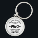 Personalised vintage 65th birthday gift key ring<br><div class="desc">This vintage classic graphic design with awesome typography font lettering can add originality to your wardrobe collection. It is a great gift idea for men, women, husbands, wives, grandmas, and grandpas who will love this one-of-a-kind artwork. It is the best and most funny holiday present for your happy birthday party....</div>