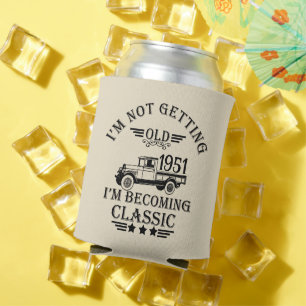 Personalised vintage 65th birthday party can cooler
