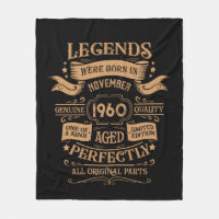 Personalised vintage 65th birthday whiskey label