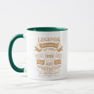 Personalised vintage 65th birthday whiskey party mug