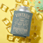 Personalised vintage 65th birthday whiskey themed can cooler<br><div class="desc">You can add some originality to your wardrobe collection with this vintage classic birthday graphic design with awesome typography font lettering. It is a great gift idea for men, women, husbands, wives, girlfriends, and boyfriends who will love this one-of-a-kind artwork. It is the best amazing and fun holiday present for...</div>