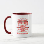 Personalised vintage 70th birthday gifts mug<br><div class="desc">You can add some originality with this limited edition, premium quality, and original, classy, retro, and vintage-looking birthday graphic design with a cool typography font. This is a great gift idea for men, women, husbands, wives, girlfriends, and boyfriends who will love this one-of-a-kind piece of art. The best unique and...</div>