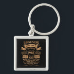 Personalised vintage 70th birthday legend gifts key ring<br><div class="desc">You can add some originality to your wardrobe collection with this vintage classic birthday graphic design with awesome typography font lettering, is a great gift idea for men, women, husbands, wife girlfriends, and a boyfriend who will love this one-of-a-kind artwork. The best amazing and funny holiday present for your happy...</div>