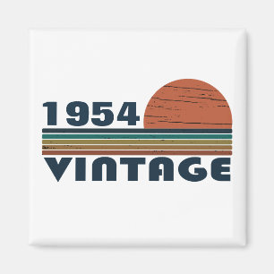 Personalised vintage 70th birthday magnet