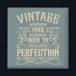 Personalised vintage 70th birthday whiskey themed magnet<br><div class="desc">You can add some originality to your wardrobe collection with this vintage classic birthday graphic design with awesome typography font lettering. It is a great gift idea for men, women, husbands, wives, girlfriends, and boyfriends who will love this one-of-a-kind artwork. It is the best amazing and fun holiday present for...</div>
