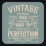 Personalised vintage 70th birthday whiskey themed square sticker<br><div class="desc">You can add some originality to your wardrobe collection with this vintage classic birthday graphic design with awesome typography font lettering. It is a great gift idea for men, women, husbands, wives, girlfriends, and boyfriends who will love this one-of-a-kind artwork. It is the best amazing and fun holiday present for...</div>