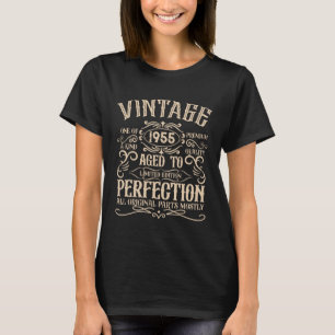 Personalised vintage 70th birthday whiskey themed T-Shirt