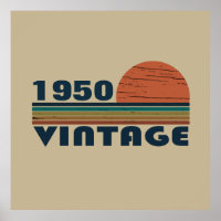 Personalised vintage 75th birthday
