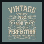 Personalised vintage 75th birthday whiskey themed poster<br><div class="desc">Make your birthday special with this unique design. Add a touch of sophisticated elegance to your birthday celebration with our exquisite, one-of-a-kind designs. These graphics bring sophistication and originality to any product, creating a memorable and stylish gift. They are perfect for those who appreciate a touch of timeless glamour on...</div>