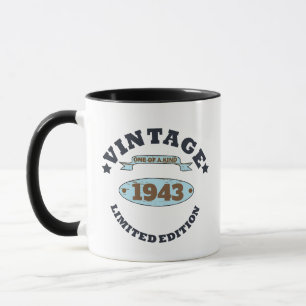 Personalised vintage 85th birthday gifts mug