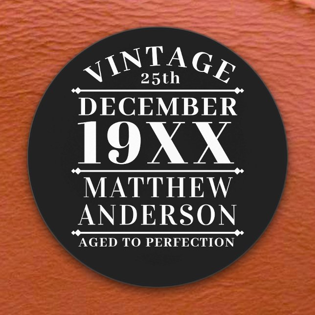 Personalised Vintage Aged to Perfection (Creator Uploaded)