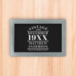 Personalised Vintage Aged to Perfection Belt Buckle<br><div class="desc">Personalised vintage aged to perfection design could be a great gift for your friends or family member,  or you can use it yourself.</div>