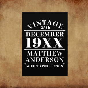 Personalised Vintage Aged to Perfection Flyer